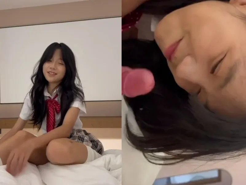Em loli dễ thương liếm cục thịt biến em thành con em đĩ nứng p1